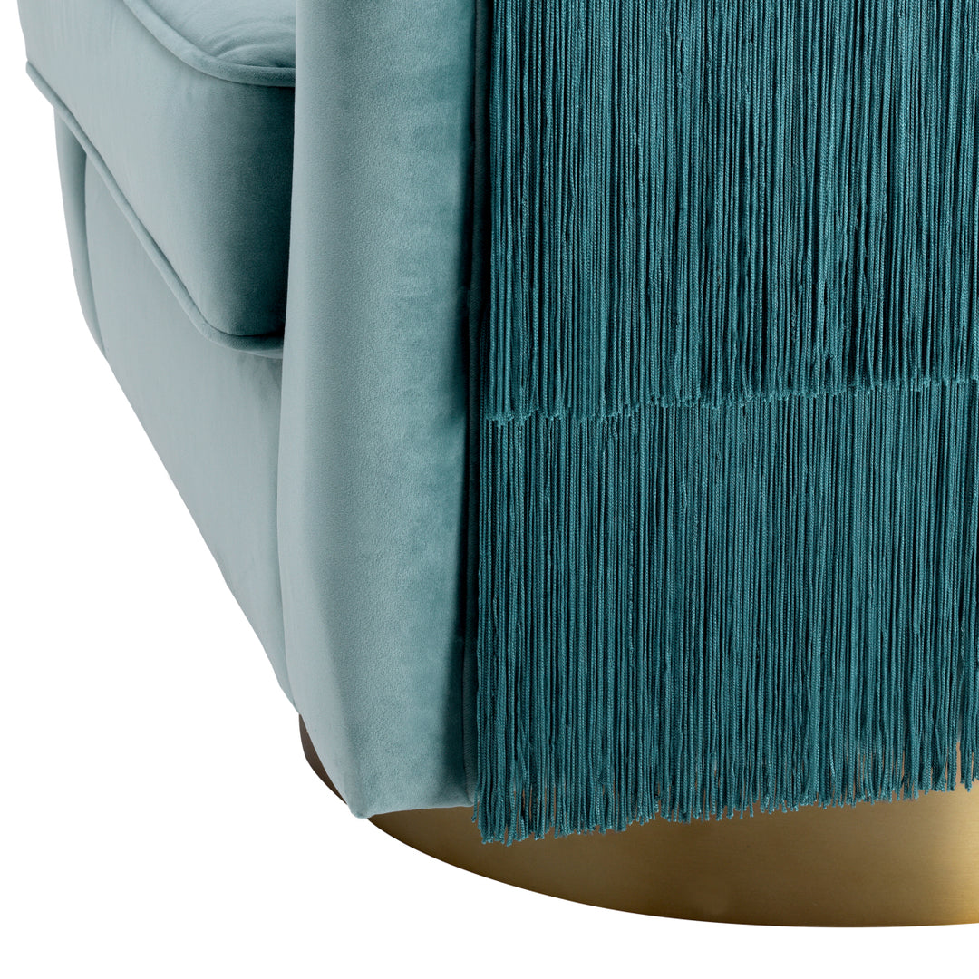 Eichholtz Draaifauteuil Le Vante Savona Blue Velvet