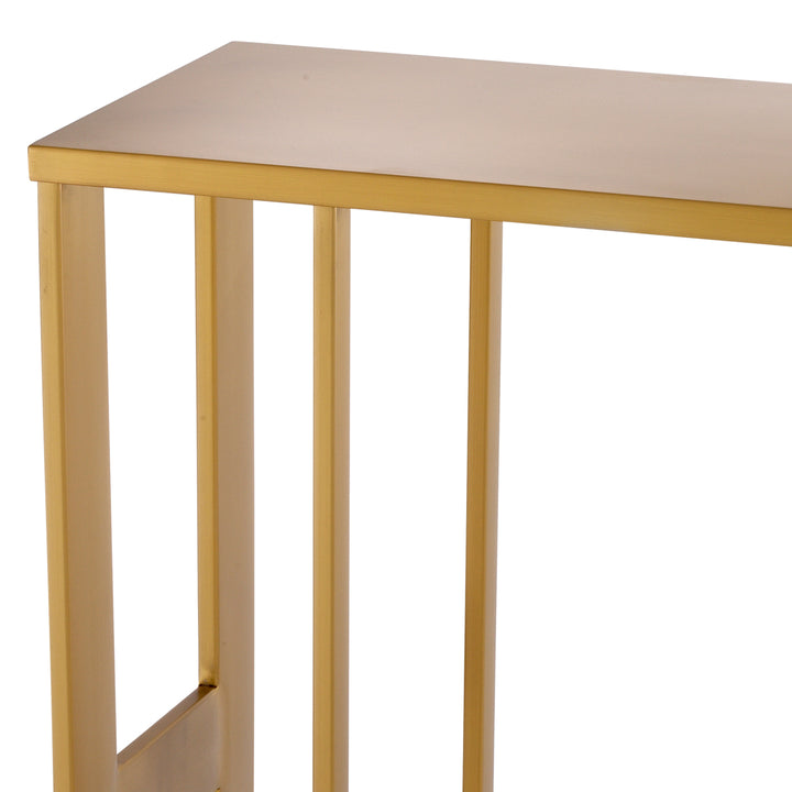 Eichholtz Bijzettafel Pierre Geborsteld messing