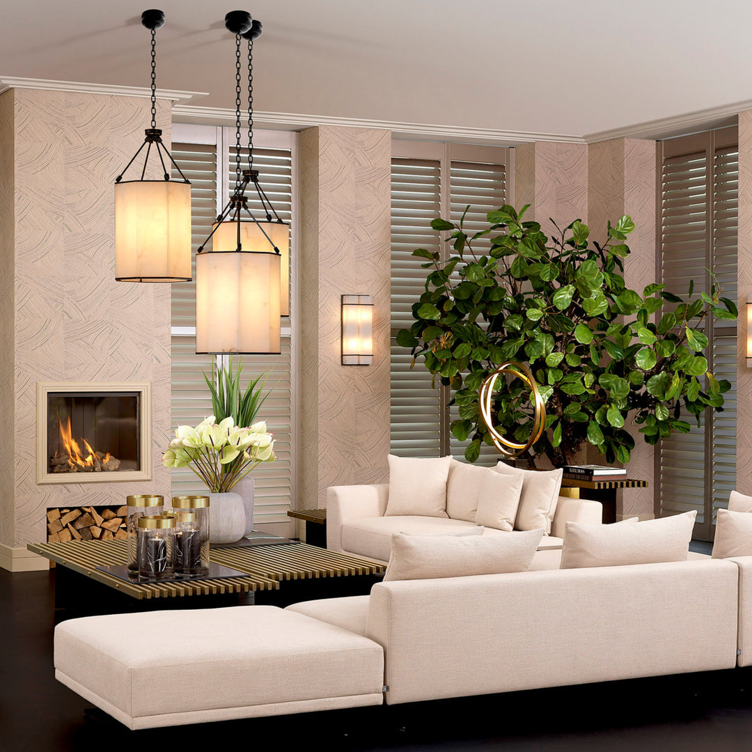 Eichholtz Lantaarn Victoire L Bronze Highlight Alabaster