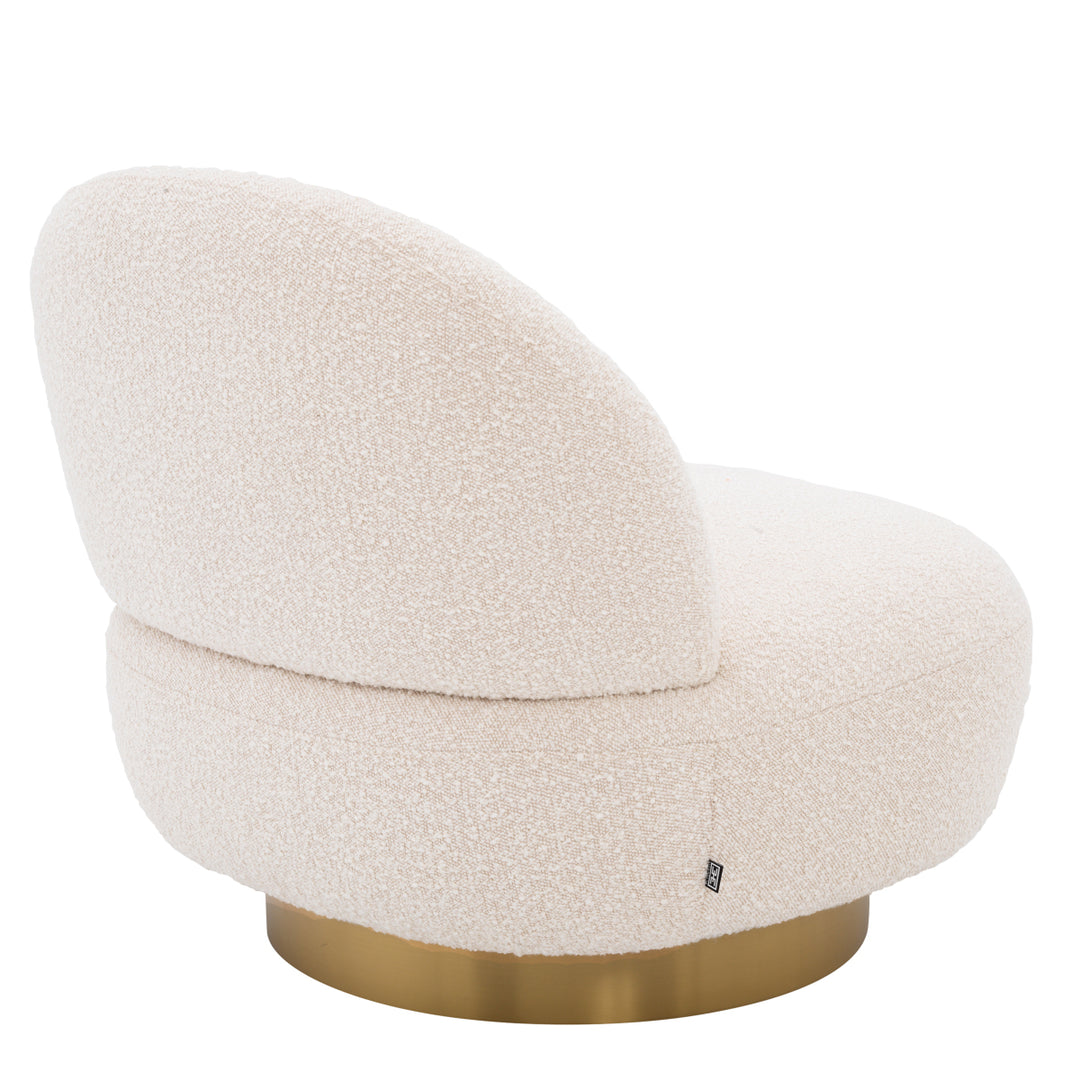 Eichholtz Draai fauteuil Clément Bouclé Cream