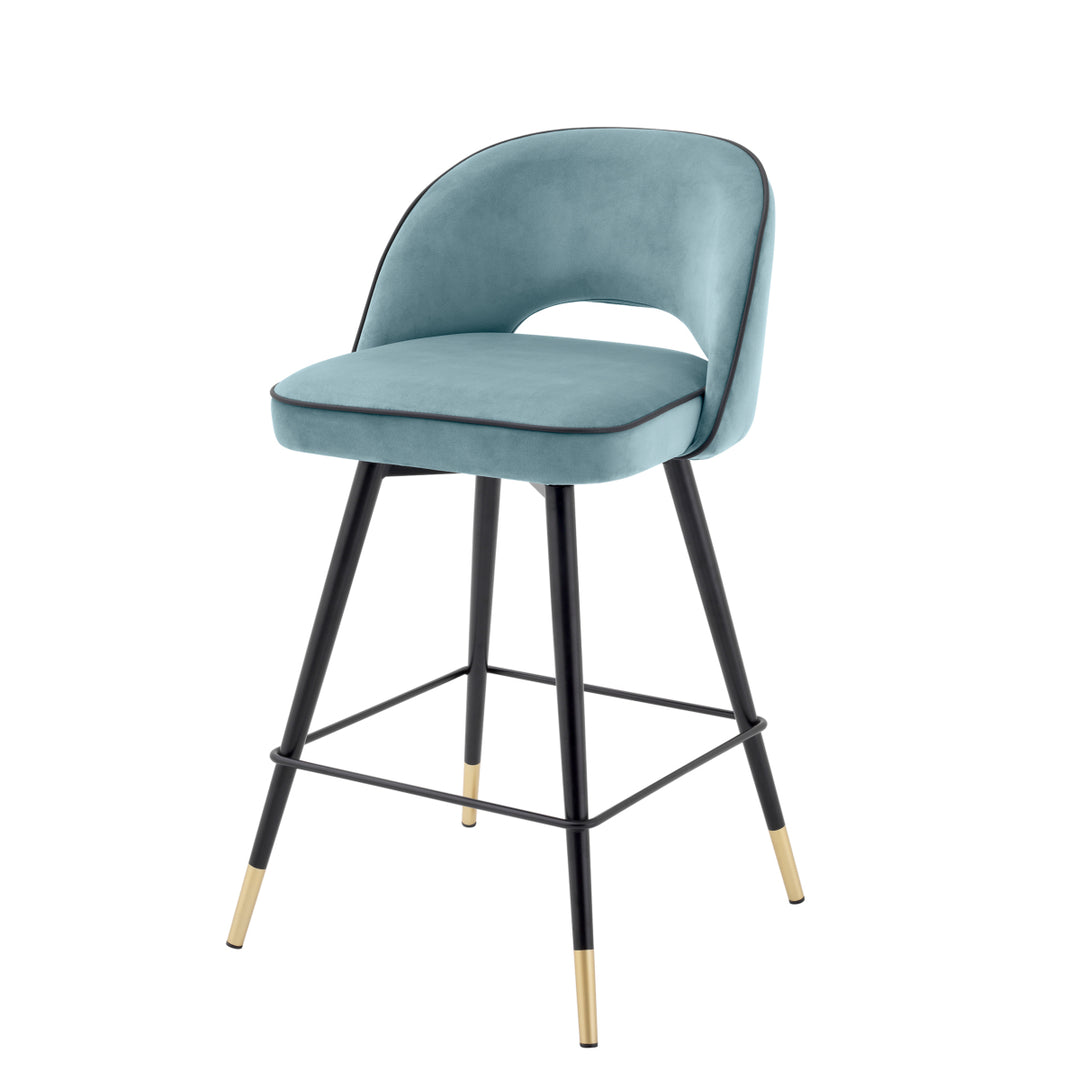 Eichholtz Counterstoel Cliff Set van 2 Savona Blue