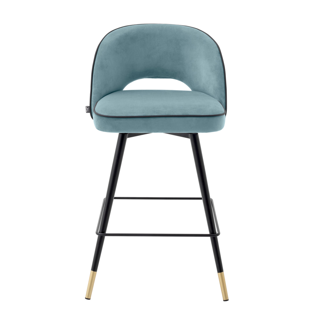 Eichholtz Counterstoel Cliff Set van 2 Savona Blue