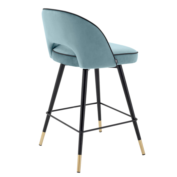 Eichholtz Counterstoel Cliff Set van 2 Savona Blue