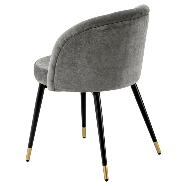Eichholtz Eetkamerstoel Chloé Set van 2 Clarck Grey