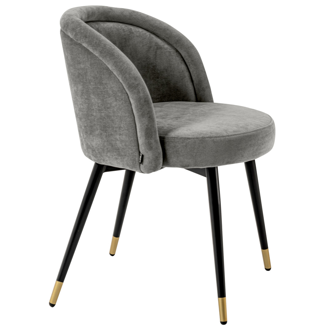 Eichholtz Eetkamerstoel Chloé Set van 2 Clarck Grey