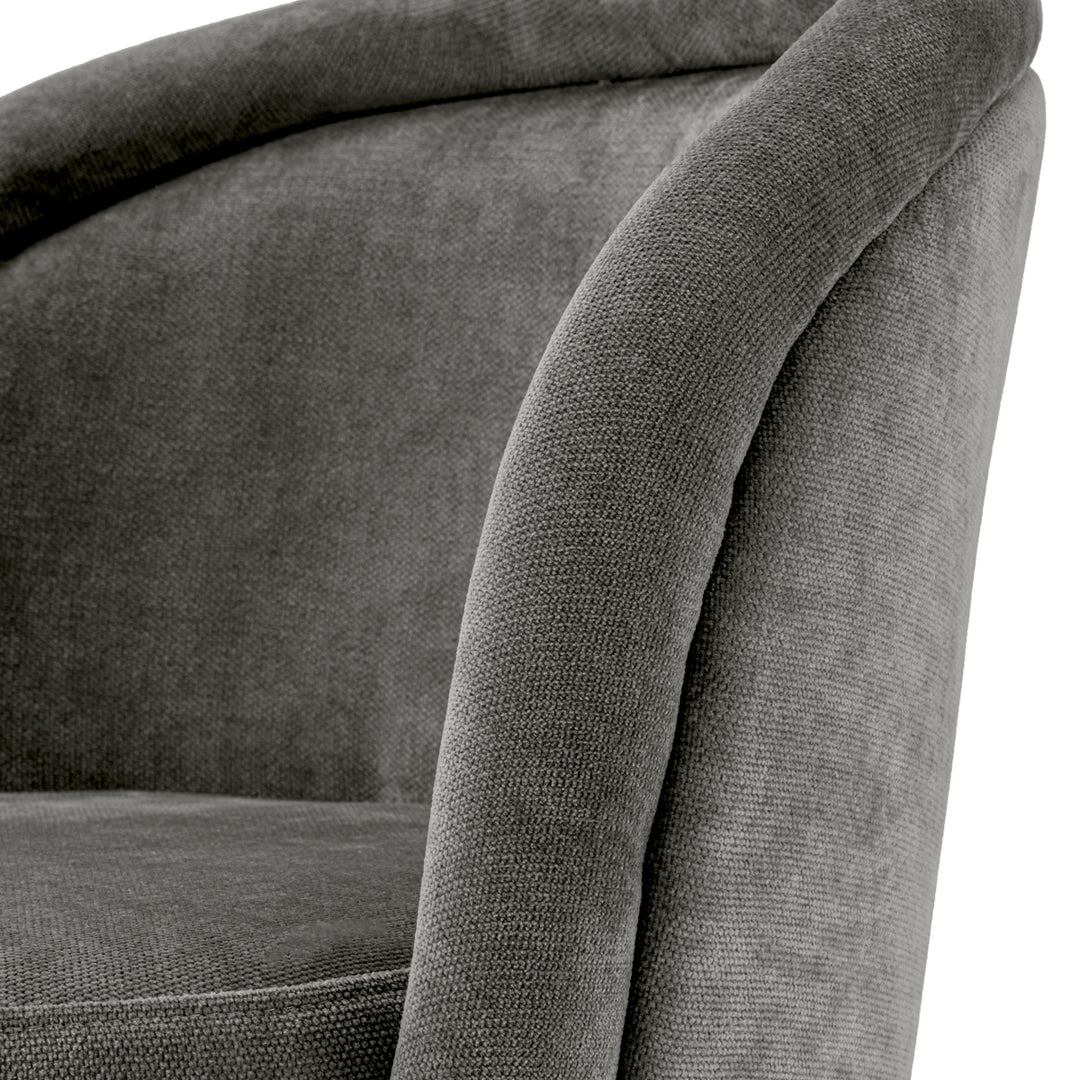 Eichholtz Eetkamerstoel Chloé Set van 2 Clarck Grey