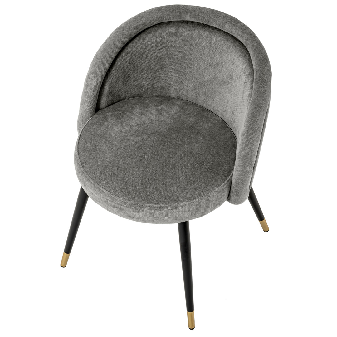 Eichholtz Eetkamerstoel Chloé Set van 2 Clarck Grey