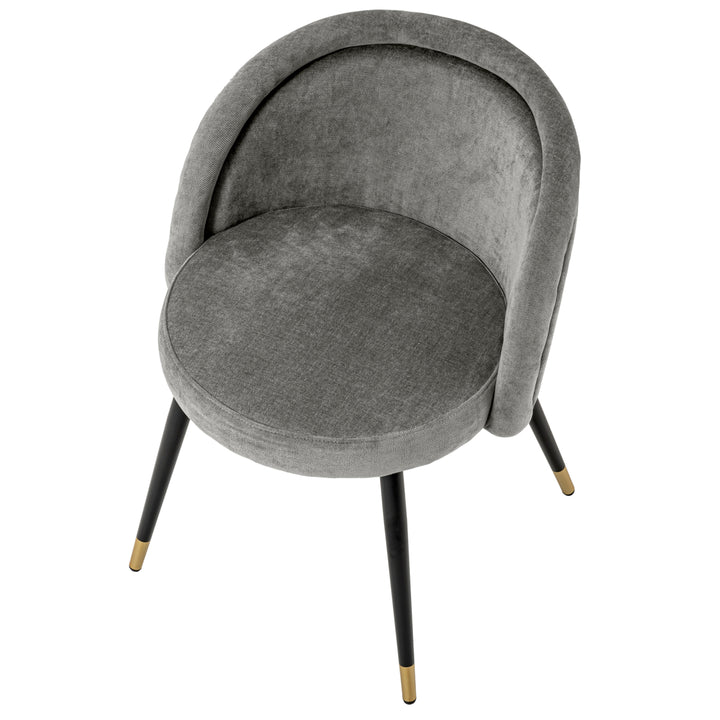 Eichholtz Eetkamerstoel Chloé Set van 2 Clarck Grey