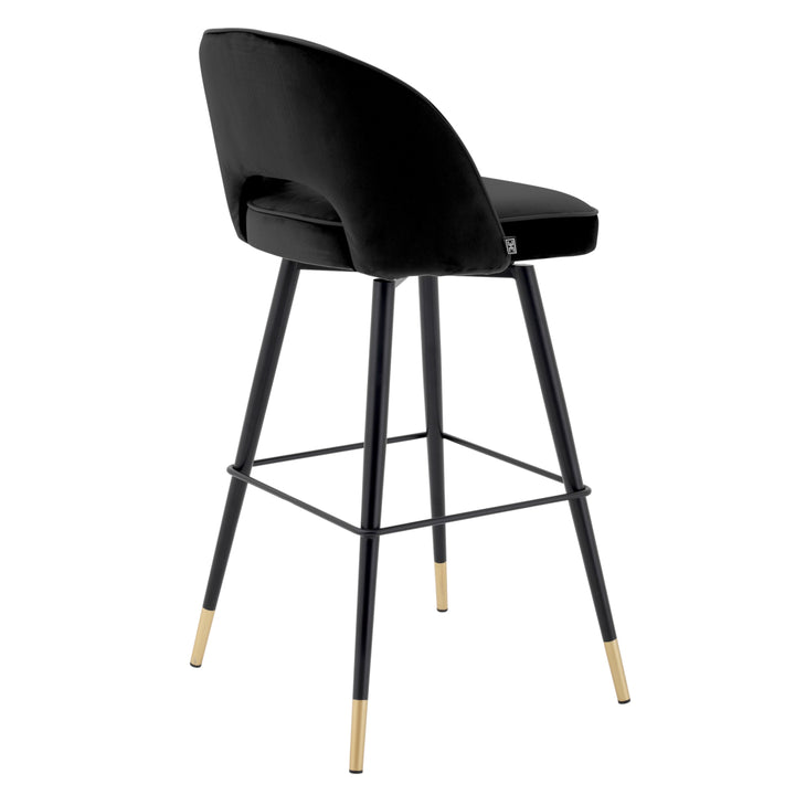 Eichholtz Barkruk Cliff Zwart Set van 2