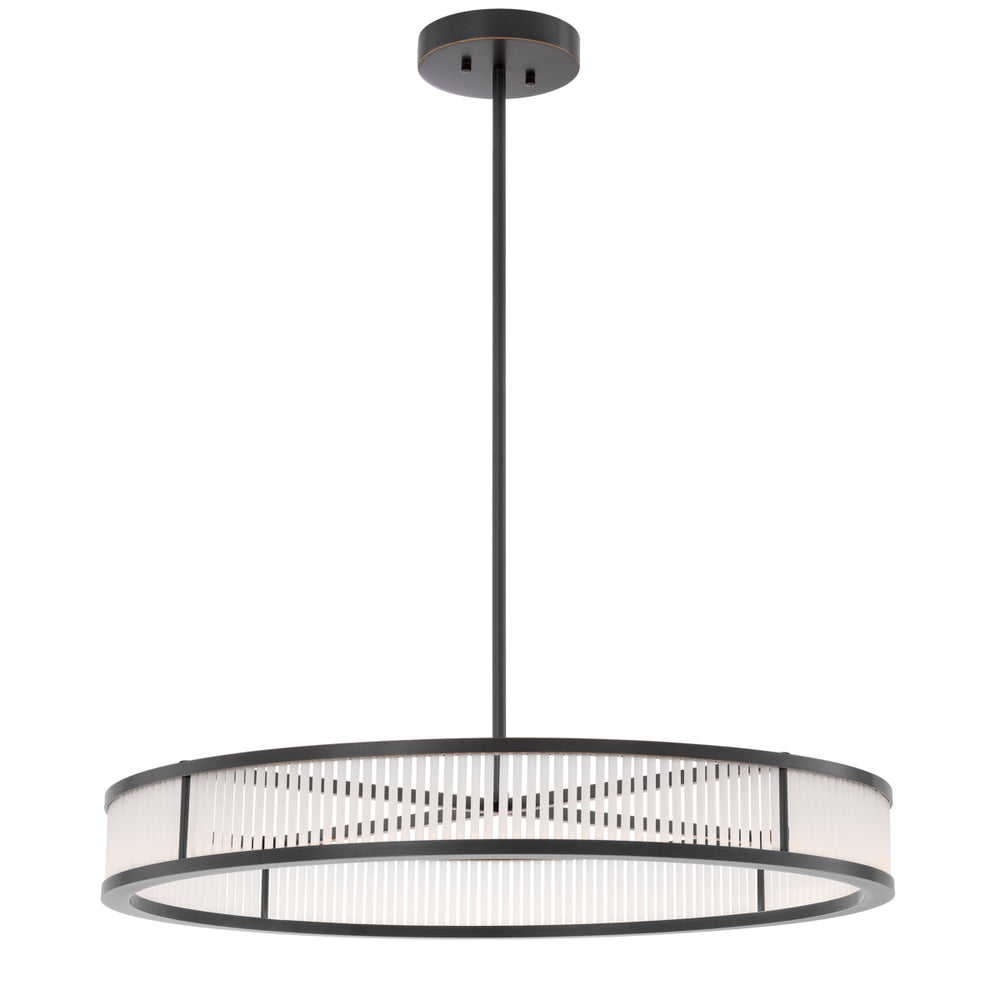 Eichholtz Kroonluchter Thibaud L Bronze Highlight Frosted Glass