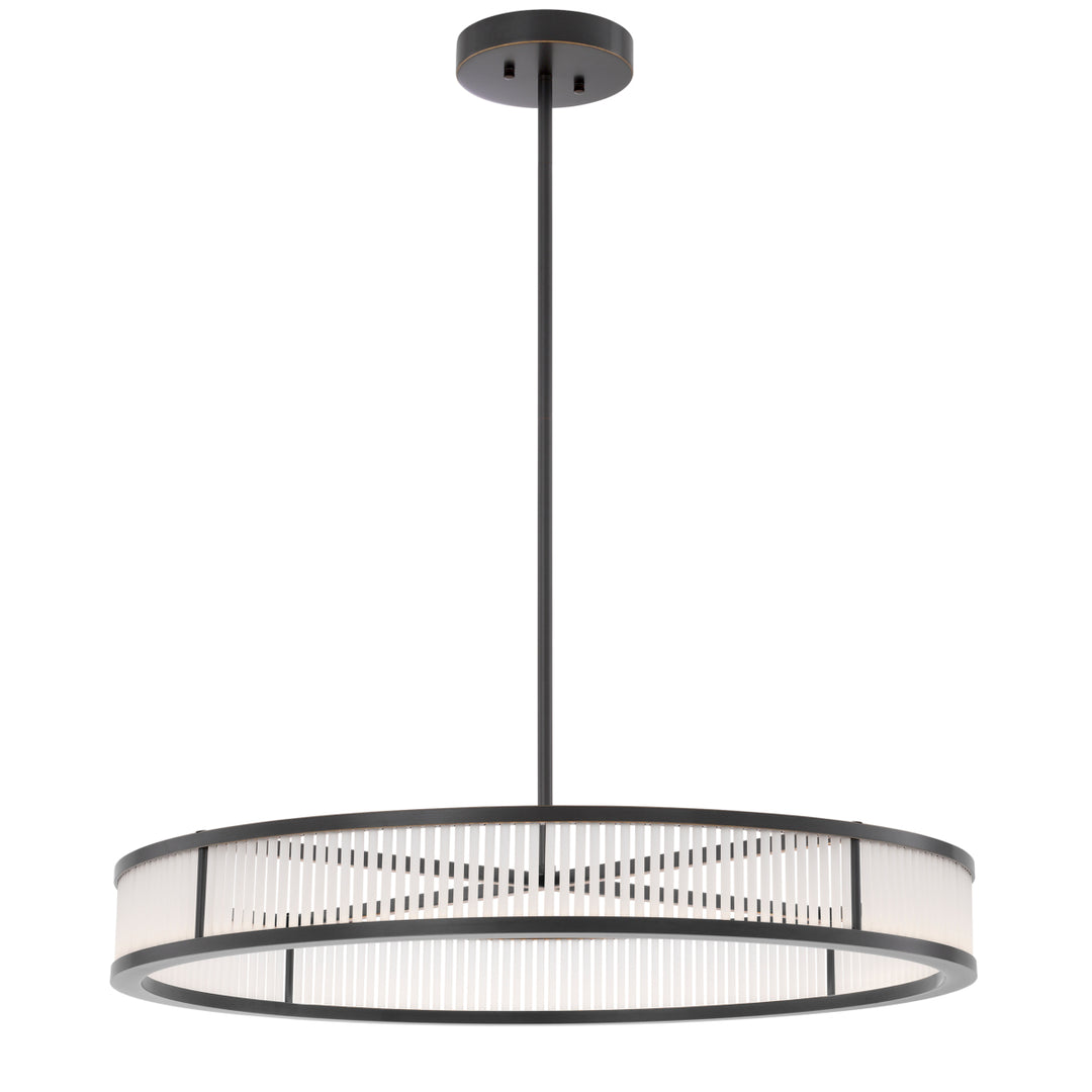 Eichholtz Kroonluchter Thibaud L Bronze Highlight Frosted Glass