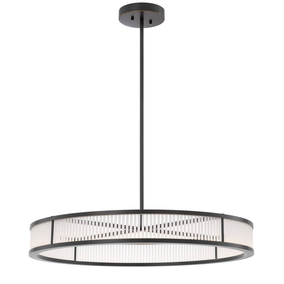 Eichholtz Kroonluchter Thibaud L Bronze Highlight Frosted Glass