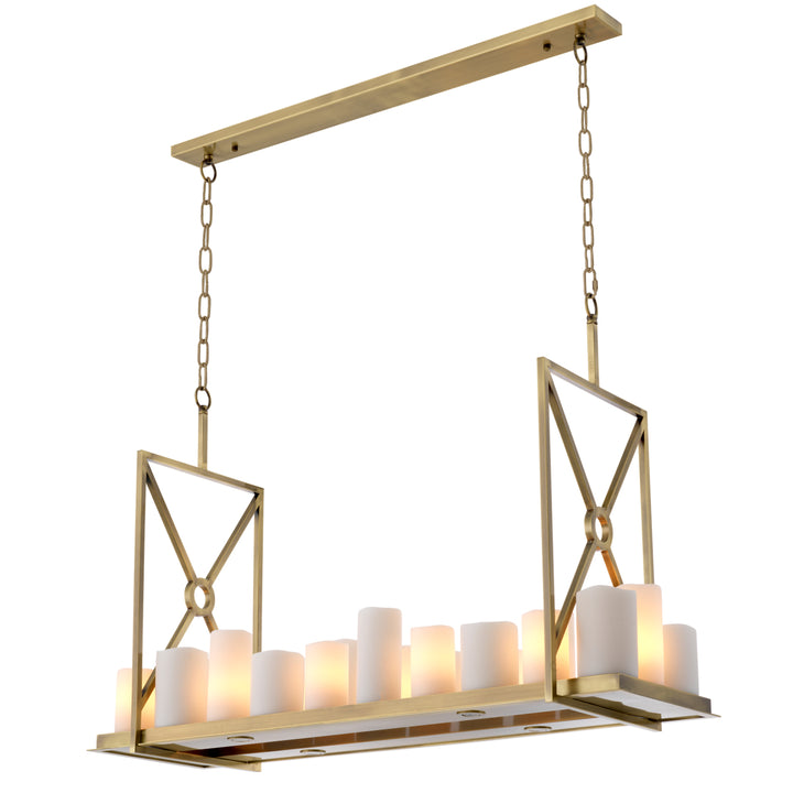 Eichholtz Kroonluchter Commodore Light Brushed Brass