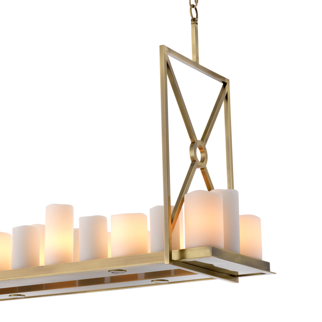 Eichholtz Kroonluchter Commodore Light Brushed Brass