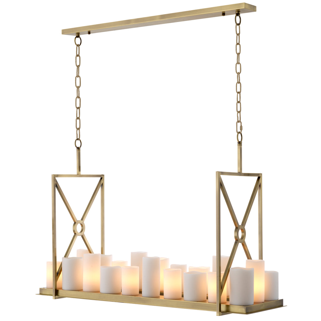 Eichholtz Kroonluchter Commodore Light Brushed Brass