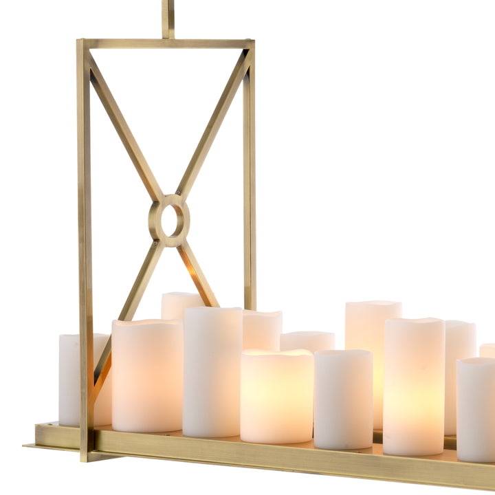 Eichholtz Kroonluchter Commodore Light Brushed Brass