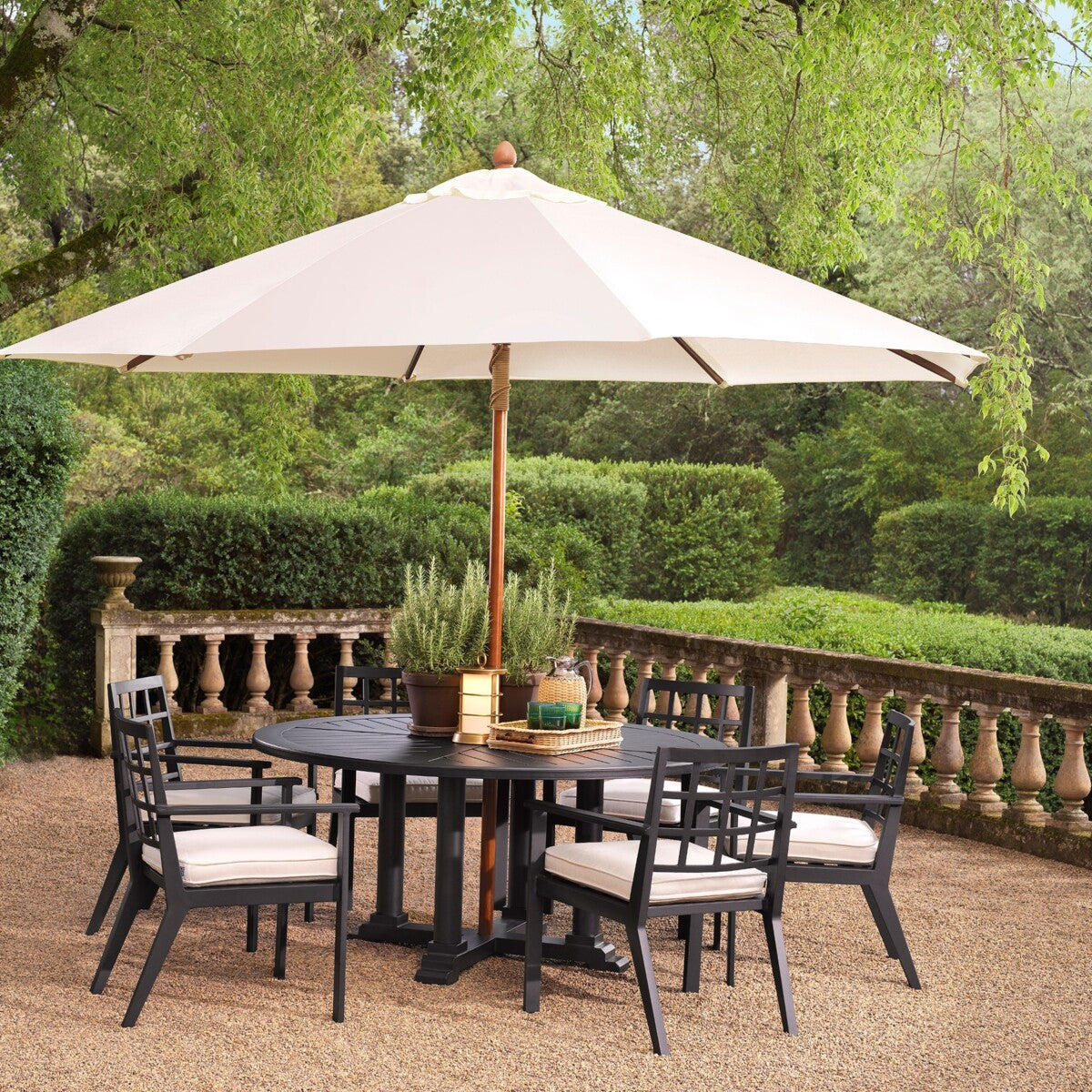 Eichholtz Outdoor Eetkamerstoel Cap-Ferrat Black – afbeelding 2