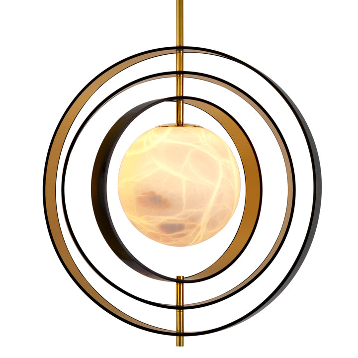 Eichholtz Kroonluchter Pearl Bronze Highlight Gold Alabaster