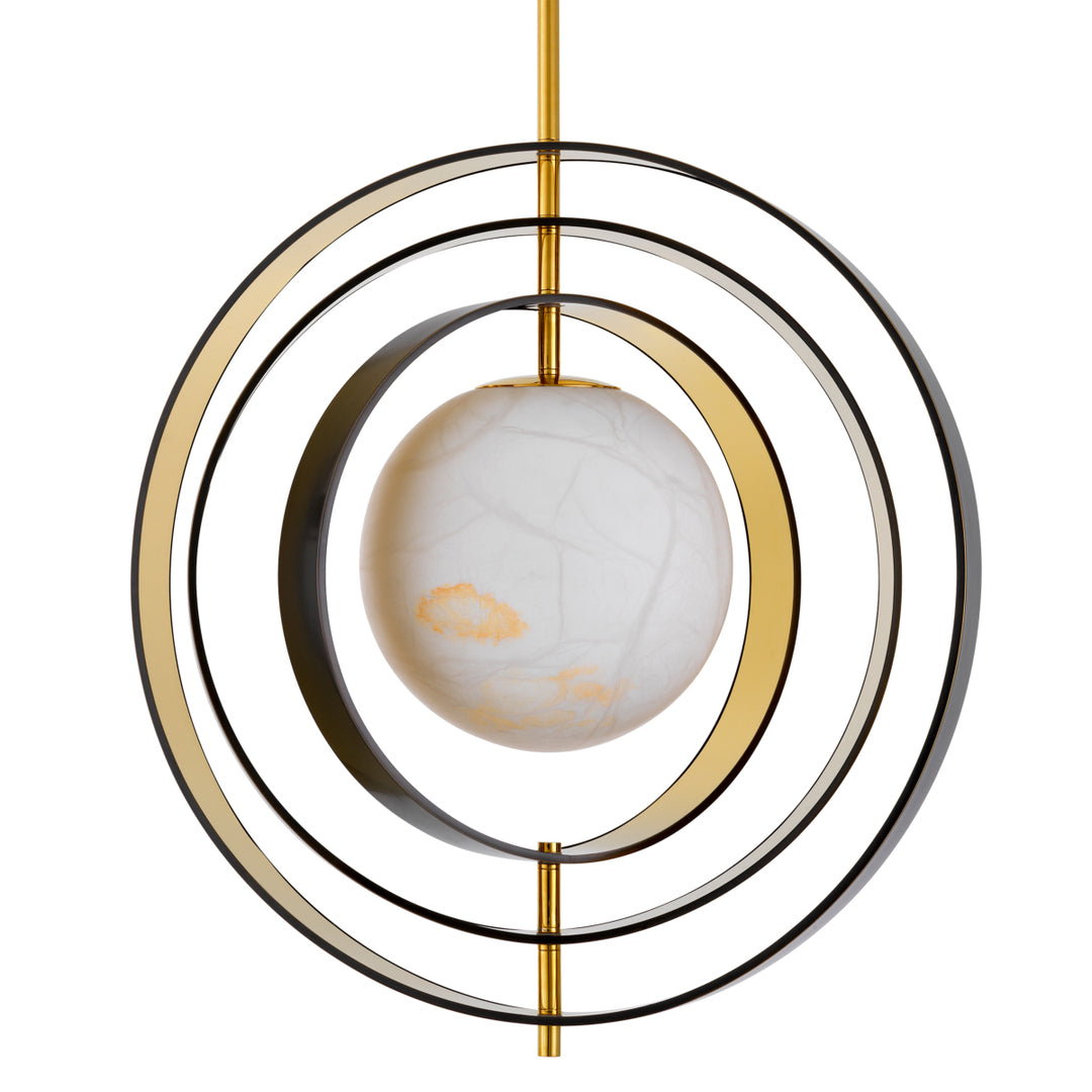 Eichholtz Kroonluchter Pearl Bronze Highlight Gold Alabaster