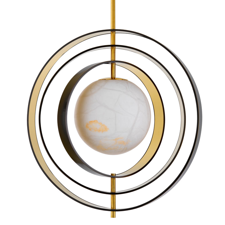 Eichholtz Kroonluchter Pearl Bronze Highlight Gold Alabaster