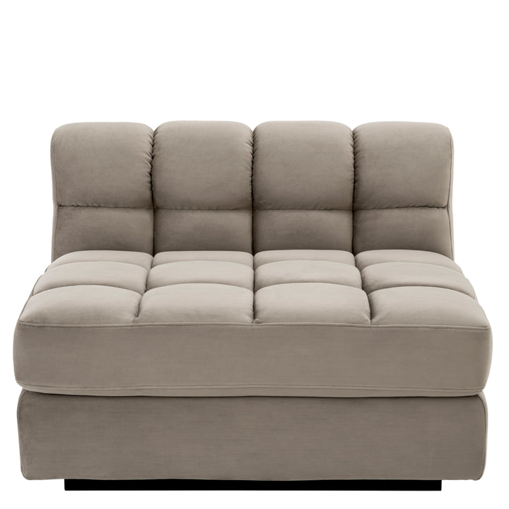 Eichholtz Modulaire Bank Dean midden Savona Greige Velvet