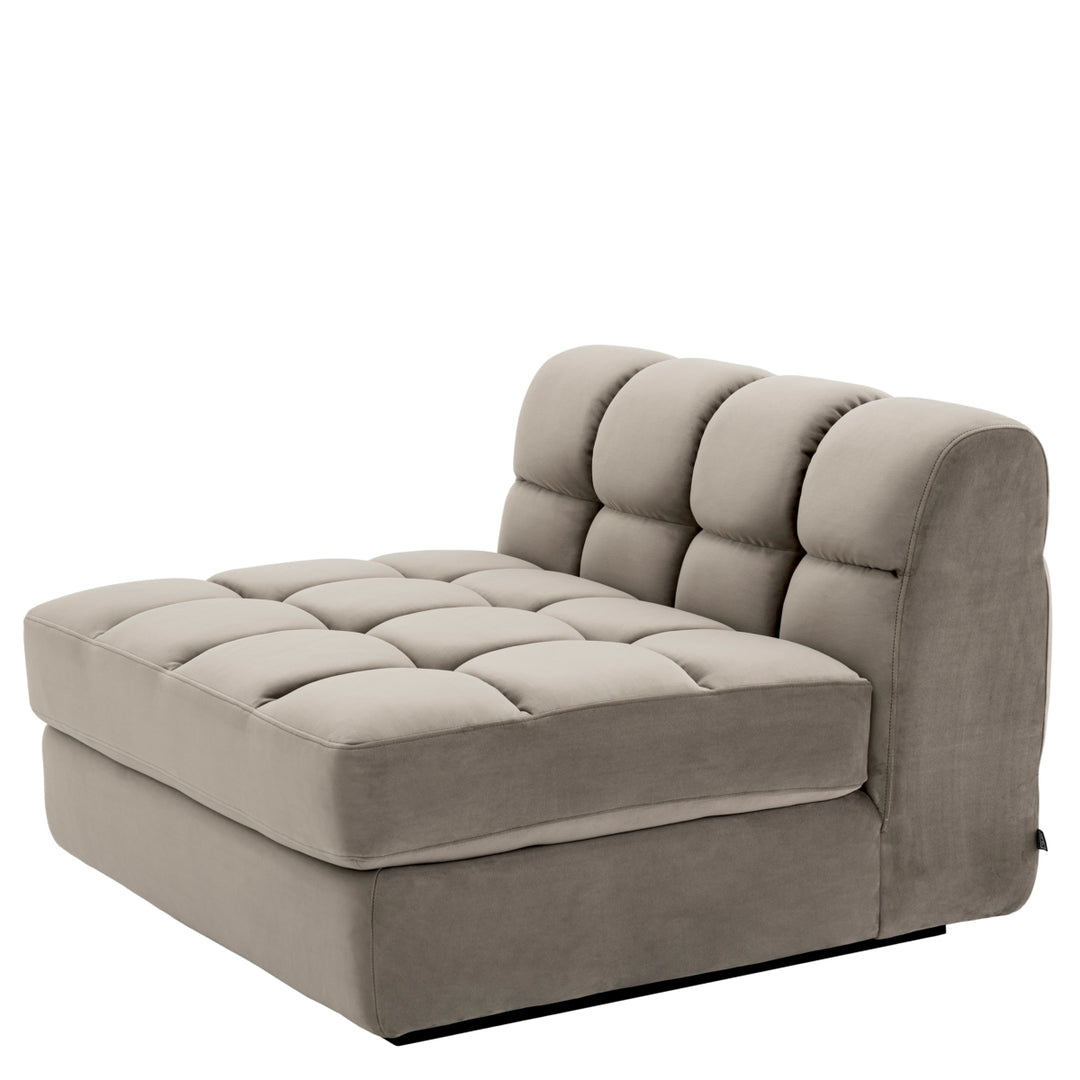 Eichholtz Modulaire Bank Dean midden Savona Greige Velvet