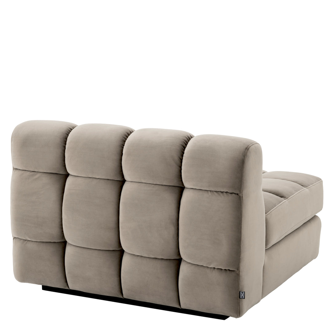 Eichholtz Modulaire Bank Dean midden Savona Greige Velvet