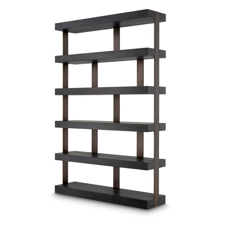 Eichholtz Wandkast Dalmar Charcoal Grey Oak