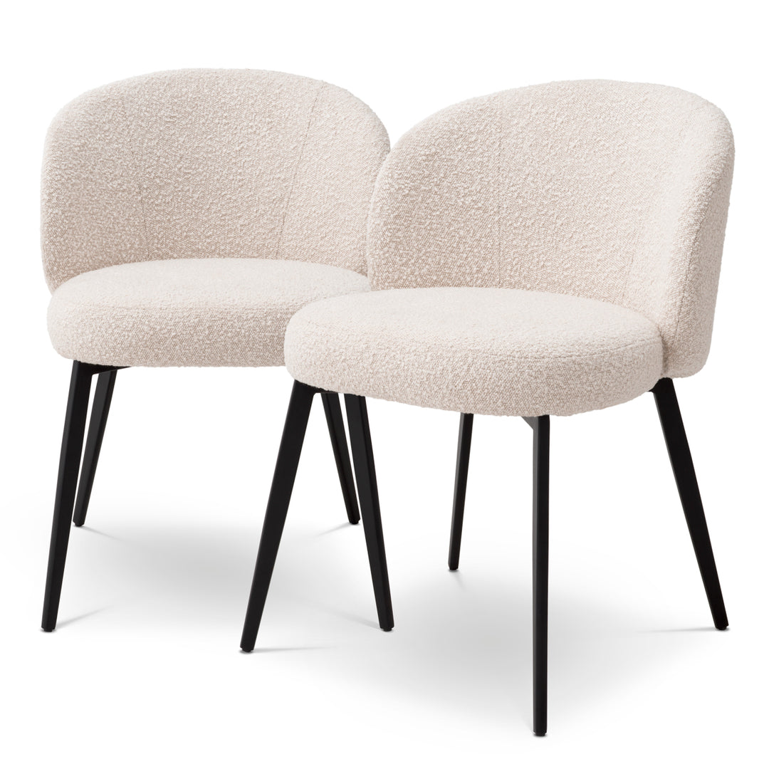 Eichholtz Eetkamerstoel Lloyd Crème Set van 2