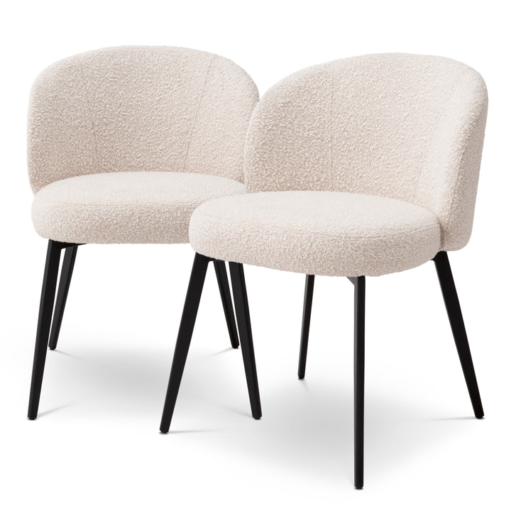 Eichholtz Eetkamerstoel Lloyd Crème Set van 2