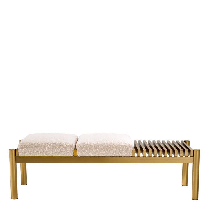 Eichholtz Bankje Bibi Bouclé Cream
