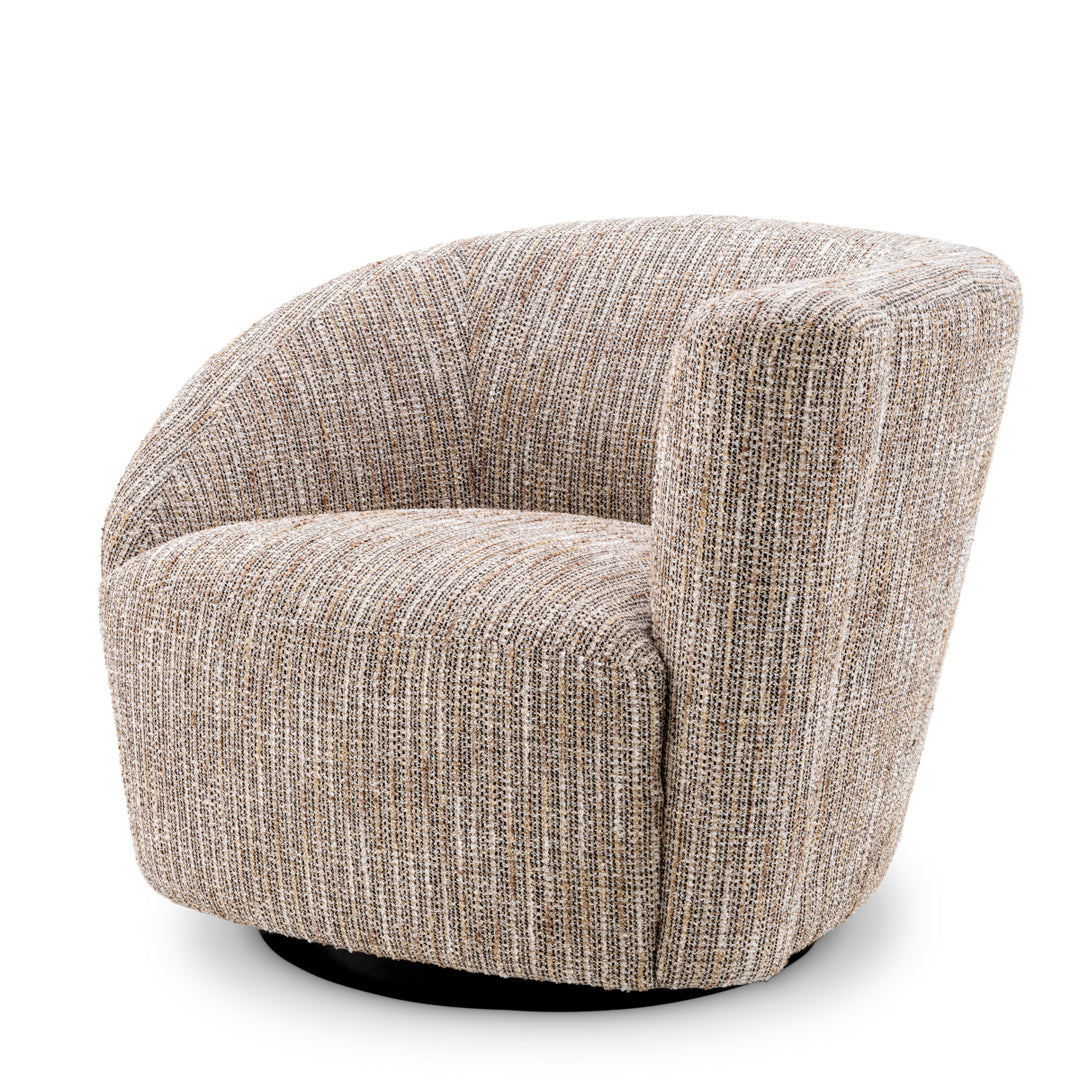 Eichholtz Draaifauteuil Colin Rechts Mademoiselle Beige
