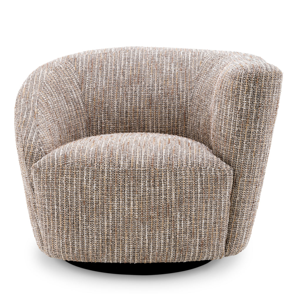 Eichholtz Draaifauteuil Colin Rechts Mademoiselle Beige