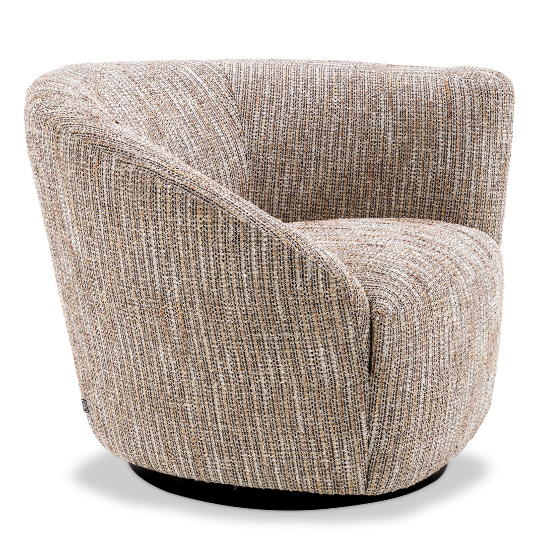 Eichholtz Draaifauteuil Colin Rechts Mademoiselle Beige