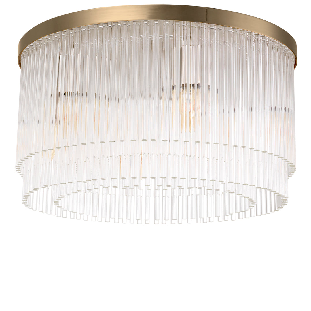 Eichholtz Plafondlamp Hector Geborsteld Messing