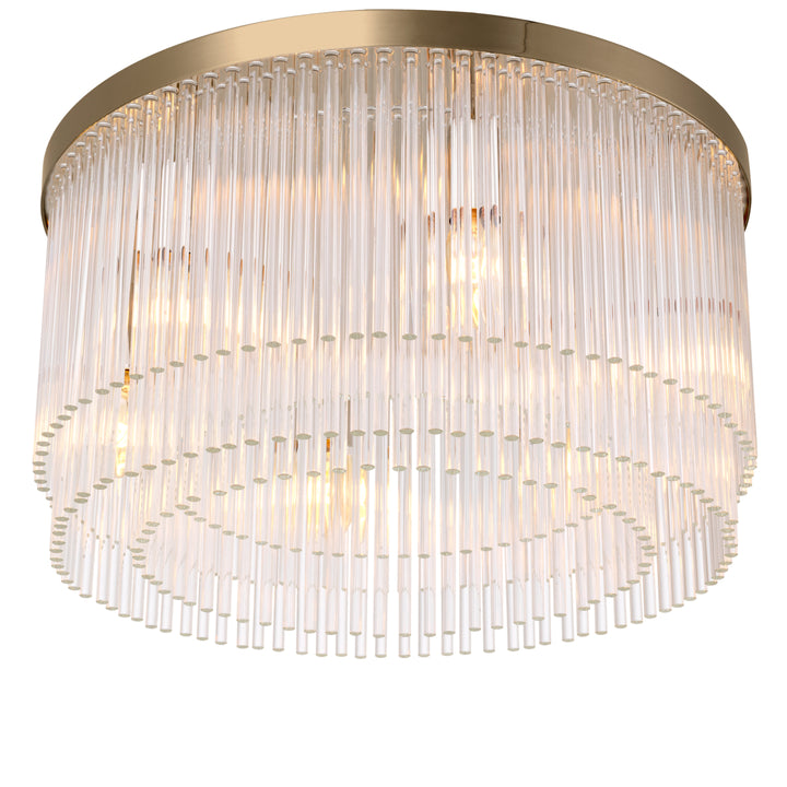 Eichholtz Plafondlamp Hector Geborsteld Messing