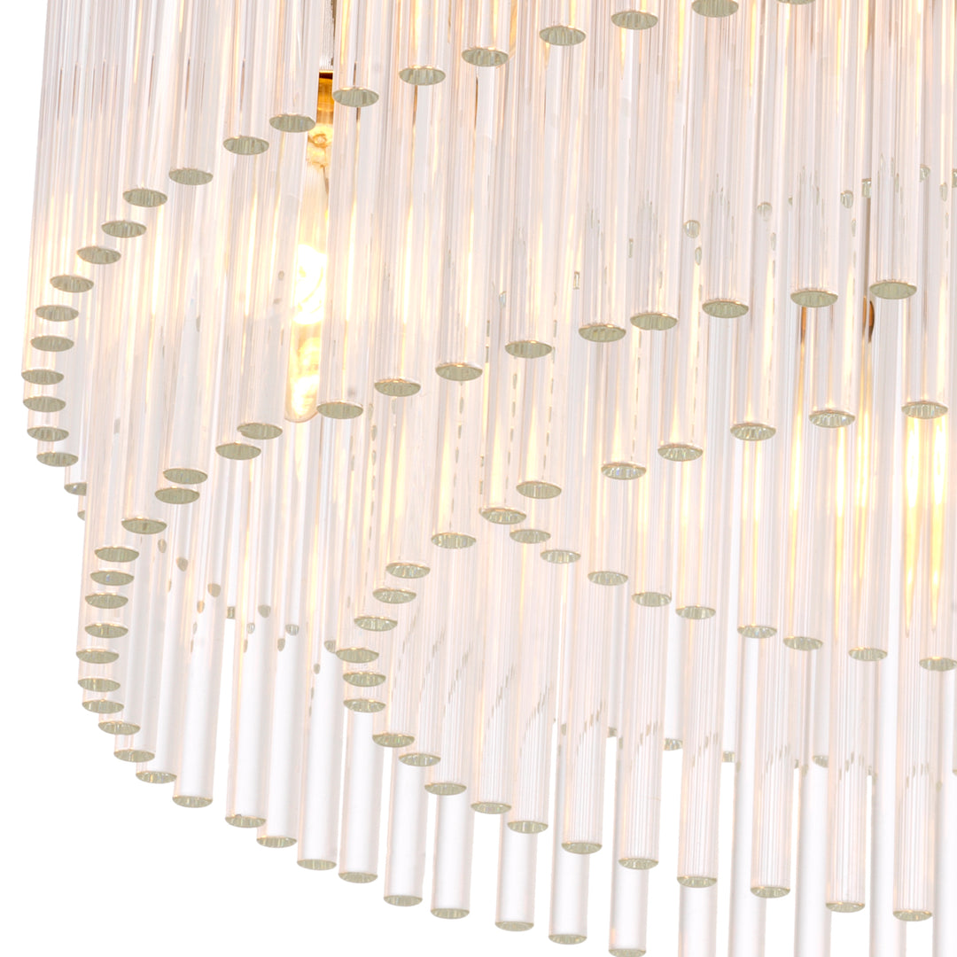 Eichholtz Plafondlamp Hector Geborsteld Messing