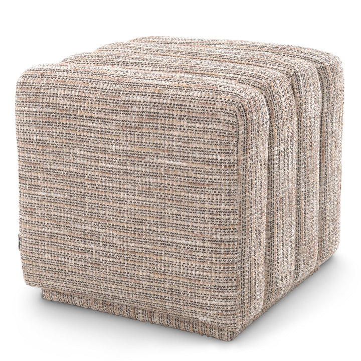 Eichholtz Poef Bente Mademoiselle Beige – afbeelding 2