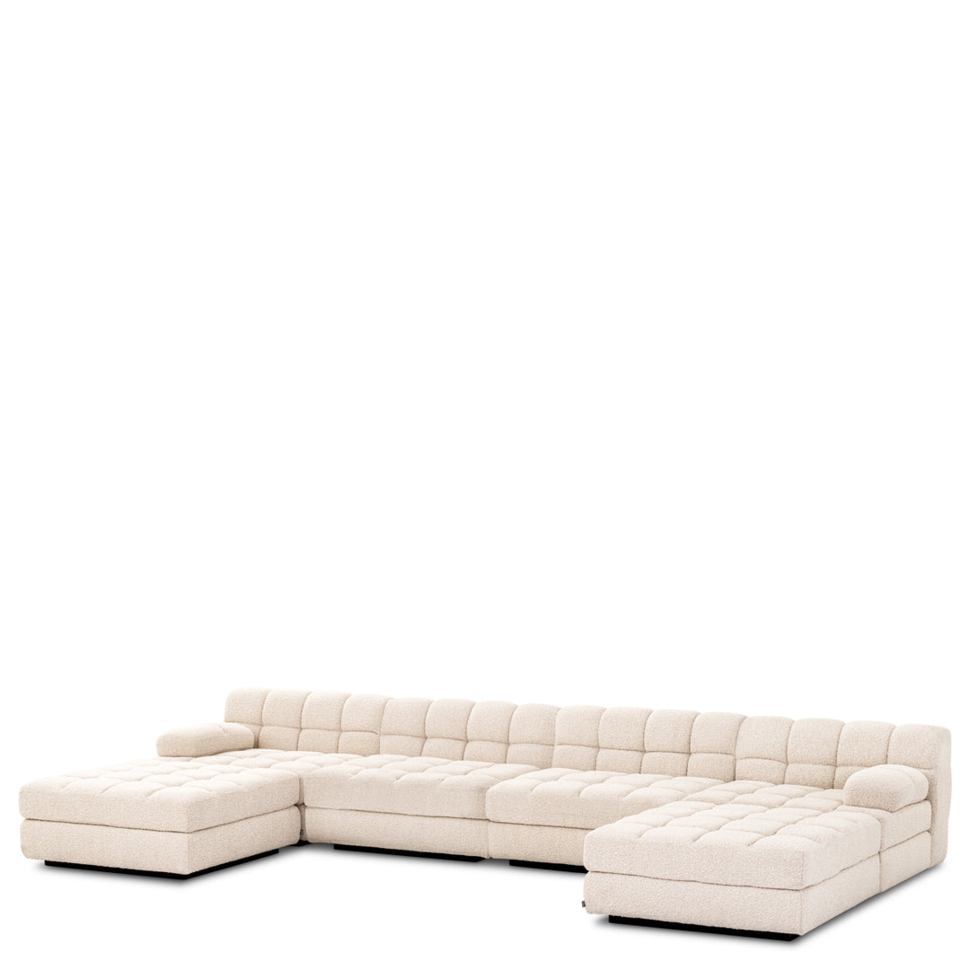 Eichholtz Modulaire Bank Dean midden Bouclé Cream