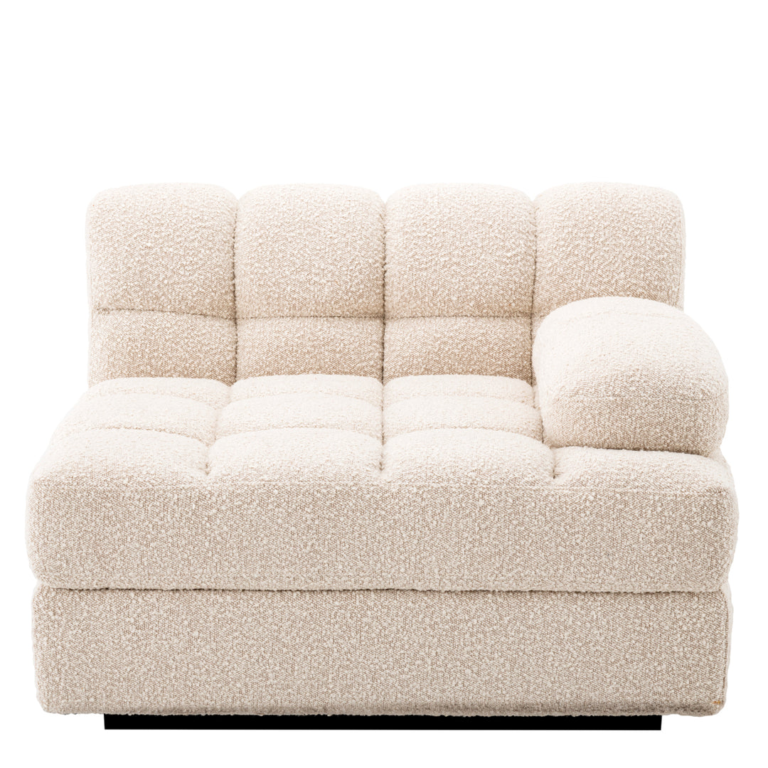 Eichholtz Modulaire Bank Dean rechts Bouclé Cream