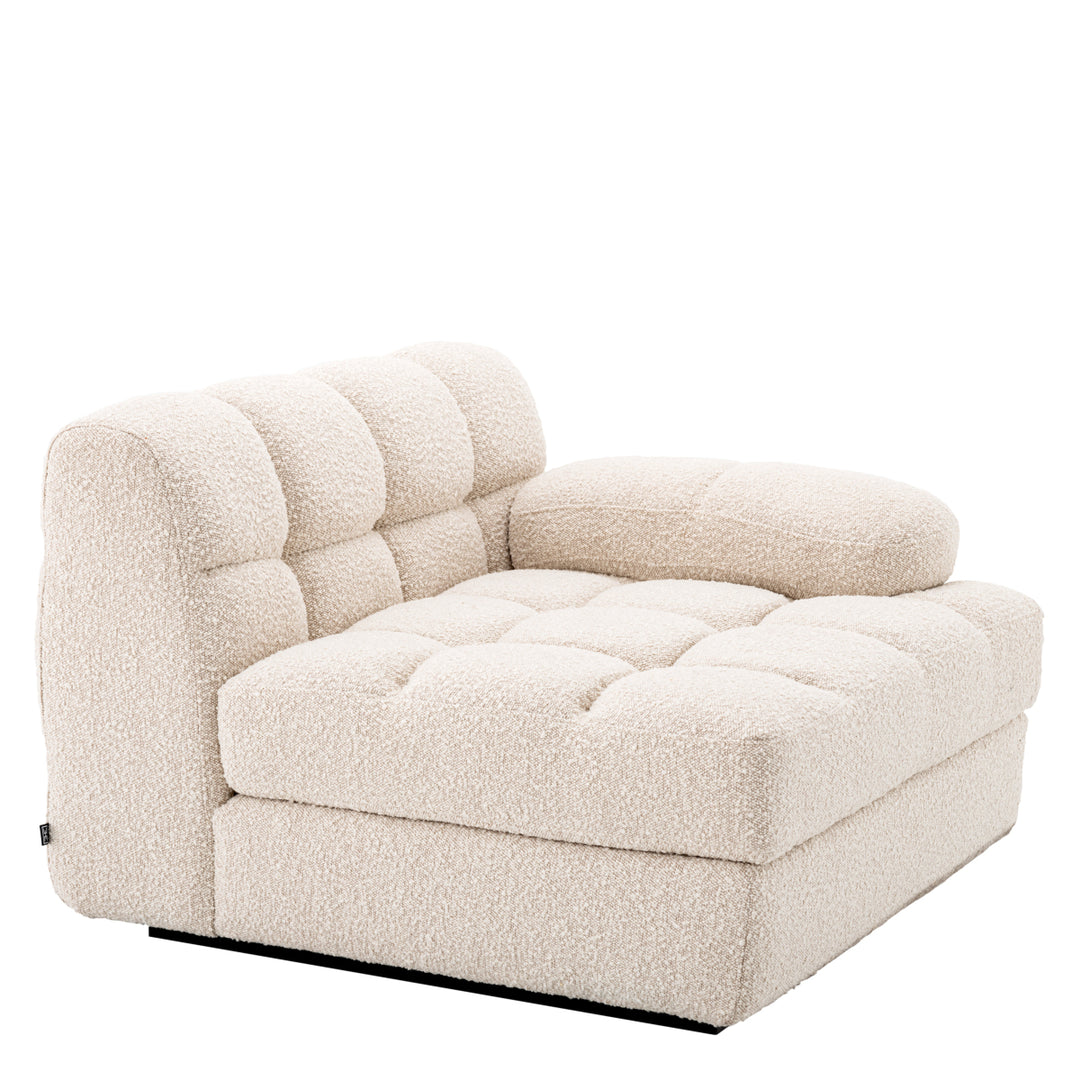 Eichholtz Modulaire Bank Dean rechts Bouclé Cream