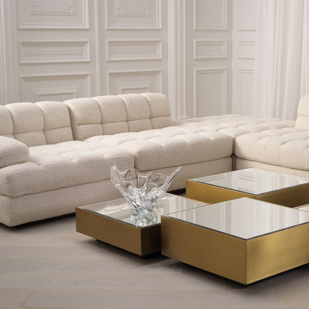 Eichholtz Modulaire Bank Dean Links Bouclé Cream