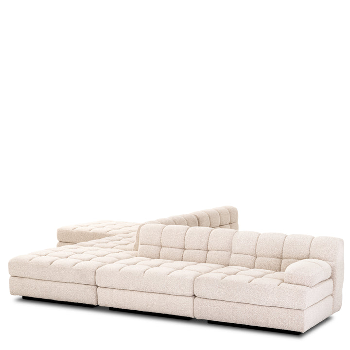 Eichholtz Modulaire Bank Dean Links Bouclé Cream