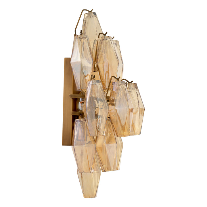 Eichholtz Wandlamp Benini Amber Glass