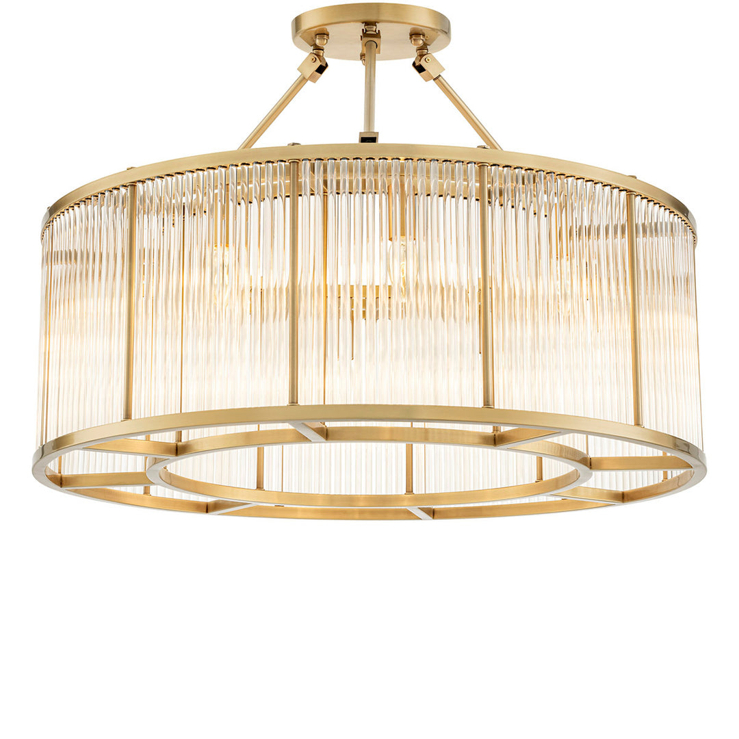 Eichholtz Plafondlamp Bernardi L Antique Brass