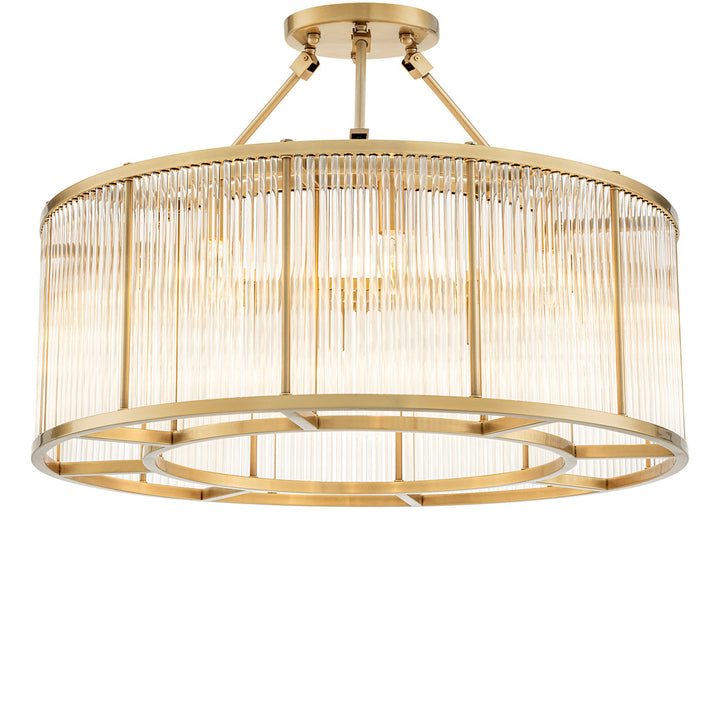 Eichholtz Plafondlamp Bernardi L Antique Brass