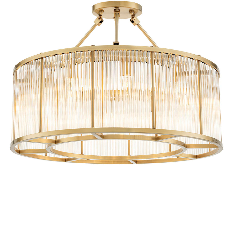Eichholtz Plafondlamp Bernardi L Antique Brass