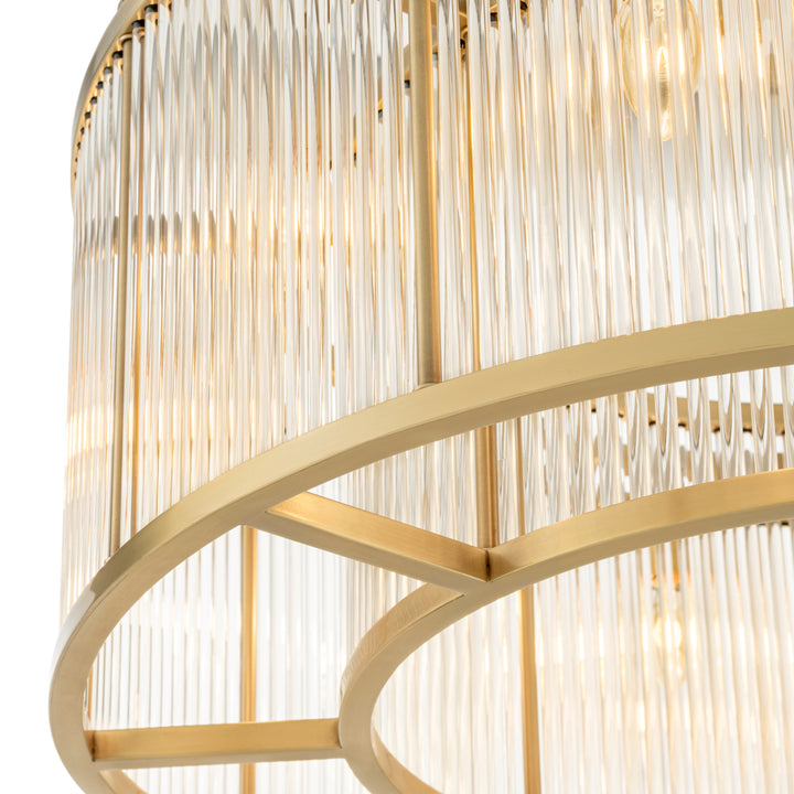 Eichholtz Plafondlamp Bernardi L Antique Brass