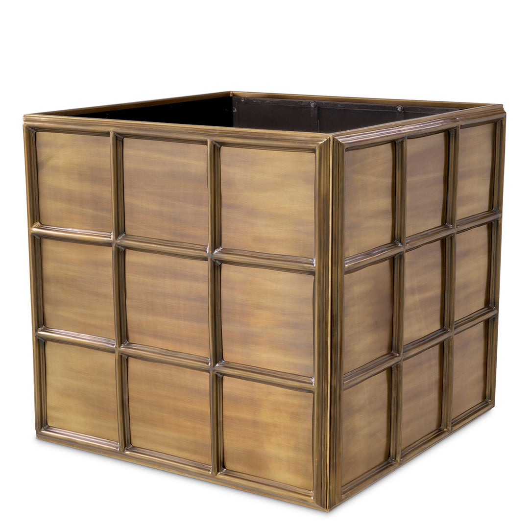 Eichholtz Plantenbak Grid L Vintage Brass