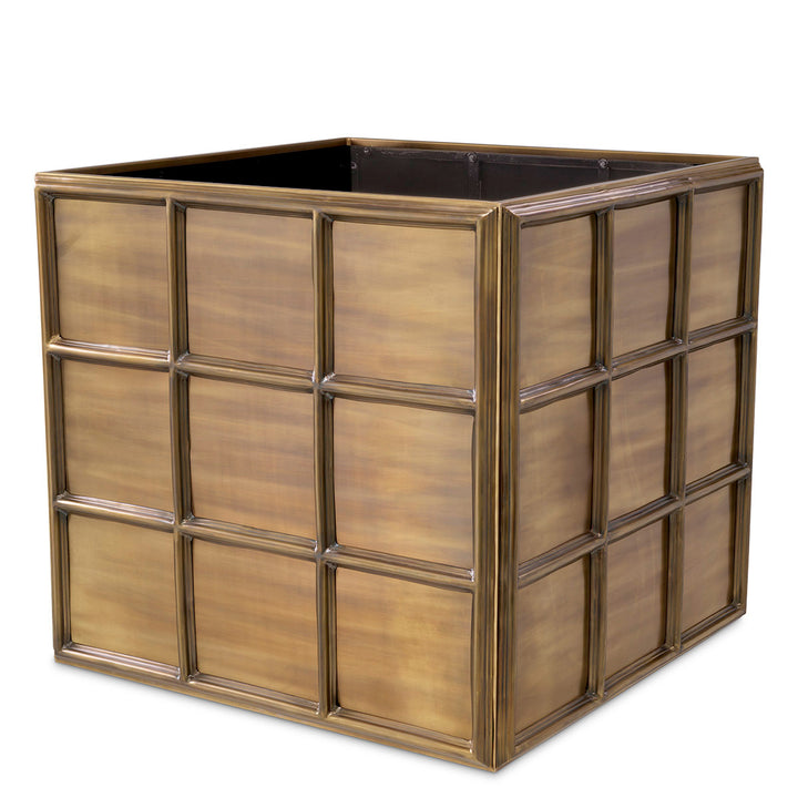 Eichholtz Plantenbak Grid L Vintage Brass